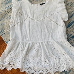 Beautiful peplum top with details